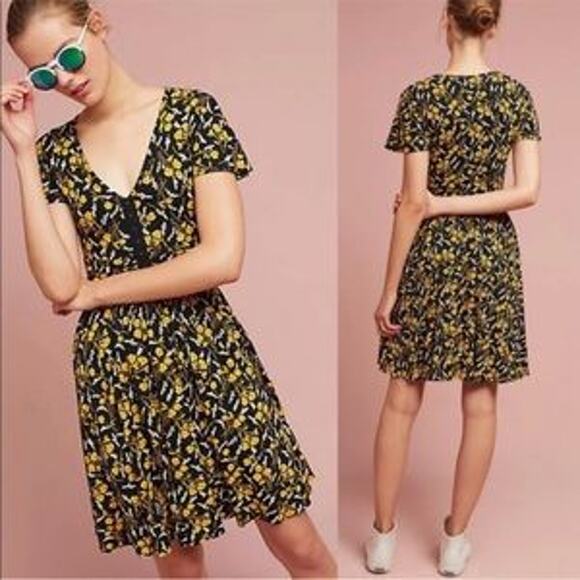 Anthropologie Maeve Summer Breeze Floral Women's Dress Small - Picture 1 of 9